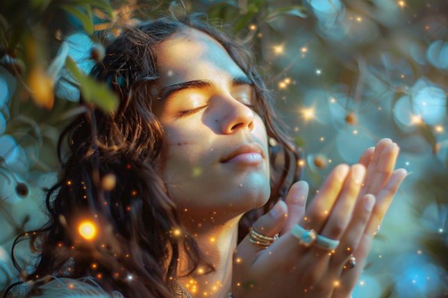 Femme préparant des questions pour une consultation de voyance